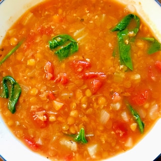 (Instant Potで作る) レンズ豆のスープ